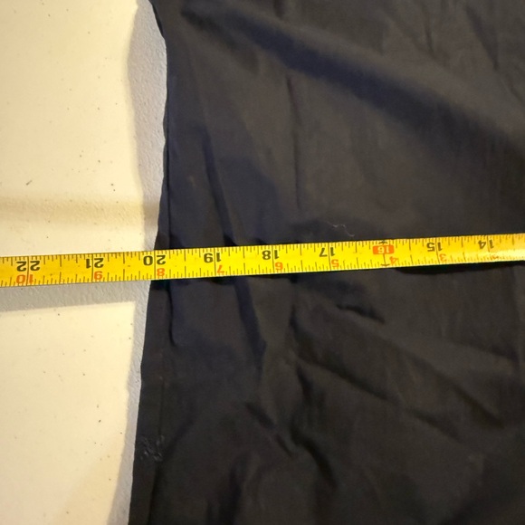 Alex Mill Navy Ruffle Neck Blouse Womens XS Cotton Elegant Trendy Button Up - Picture 6 of 8